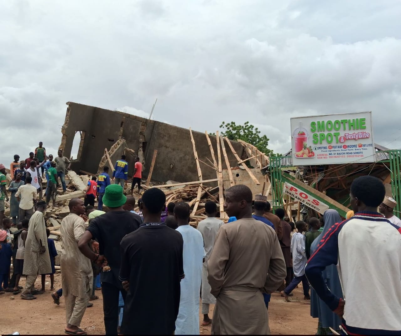 Two -Storey Building Collapses In Sokoto, Workers Escape Unhurt